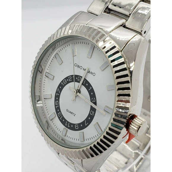 Gino Milano Mens Watch 8937 Fluted Bezel - Picture 7 of 7